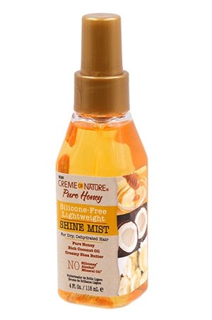 CREME OF NATURE Pure Honey Shine Mist 4Oz - Sareya Beauty - Calgary hair store, Beauty Supply